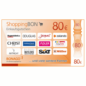 80 € ShoppingBON Österreich
